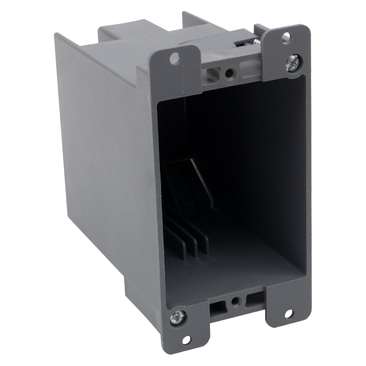 Grounded Circular Outlet Box, 4.25” Dia Old Work Outlet Box for House Decoration and Electrical Installation, 12 Pack Old Work Ceiling Box