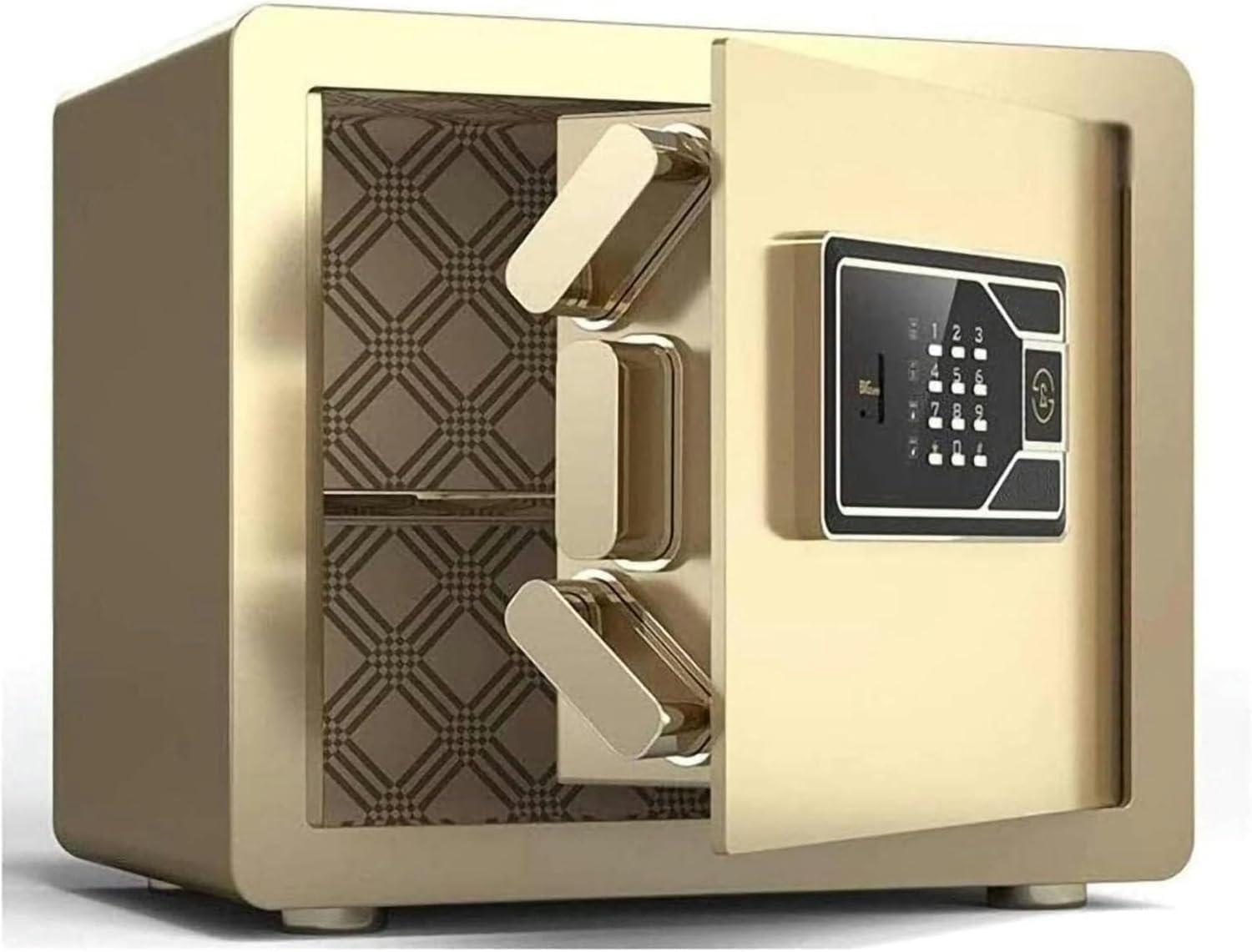 NZPOST Caja Fuerte Digital para el hogar, Caja Fuerte de Pared con Cerradura, Caja Fuerte para Efectivo, Estilo empotrable con Llaves numéricas EME