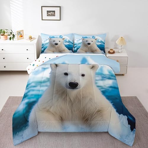 Miniatura 37 de Juego de edredón vintage para niños, edredón de plumón con patrón de automóvil, juego de ropa de cama de garaje de vehículos de reparación