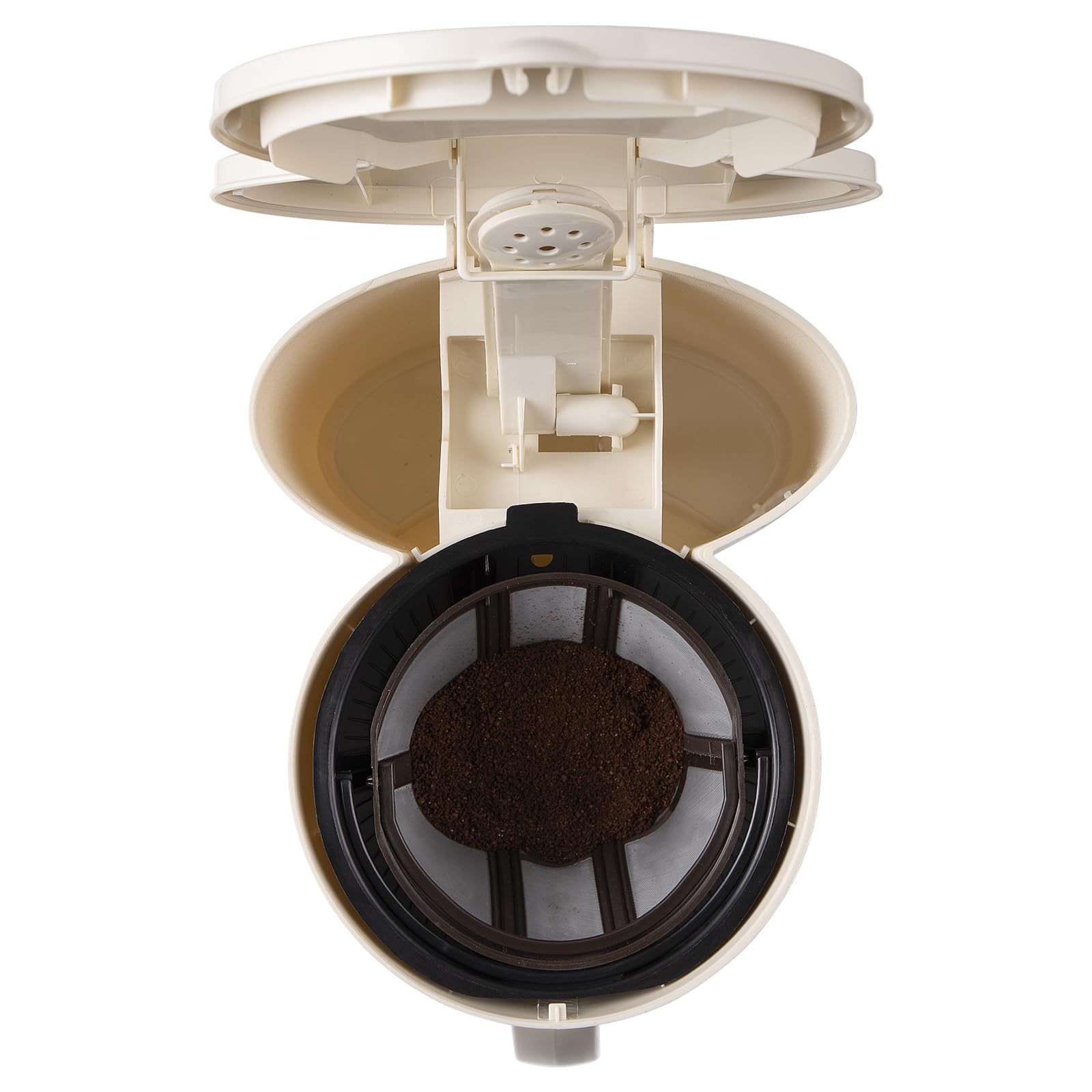 SENYA Cafetera Eléctrica Crema 1L – Cafetera Filtro con jarra Isotérmica, compacta y elegante, apagado automático, fácil de usar y limpiar