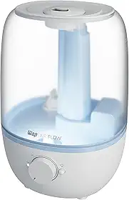 WAP Umidificador de Ar AIR FLOW U2 com Luminária e Difusor de Aromas, 2,3 Litros, Autonomia de até 23 horas, 25W Bivolt