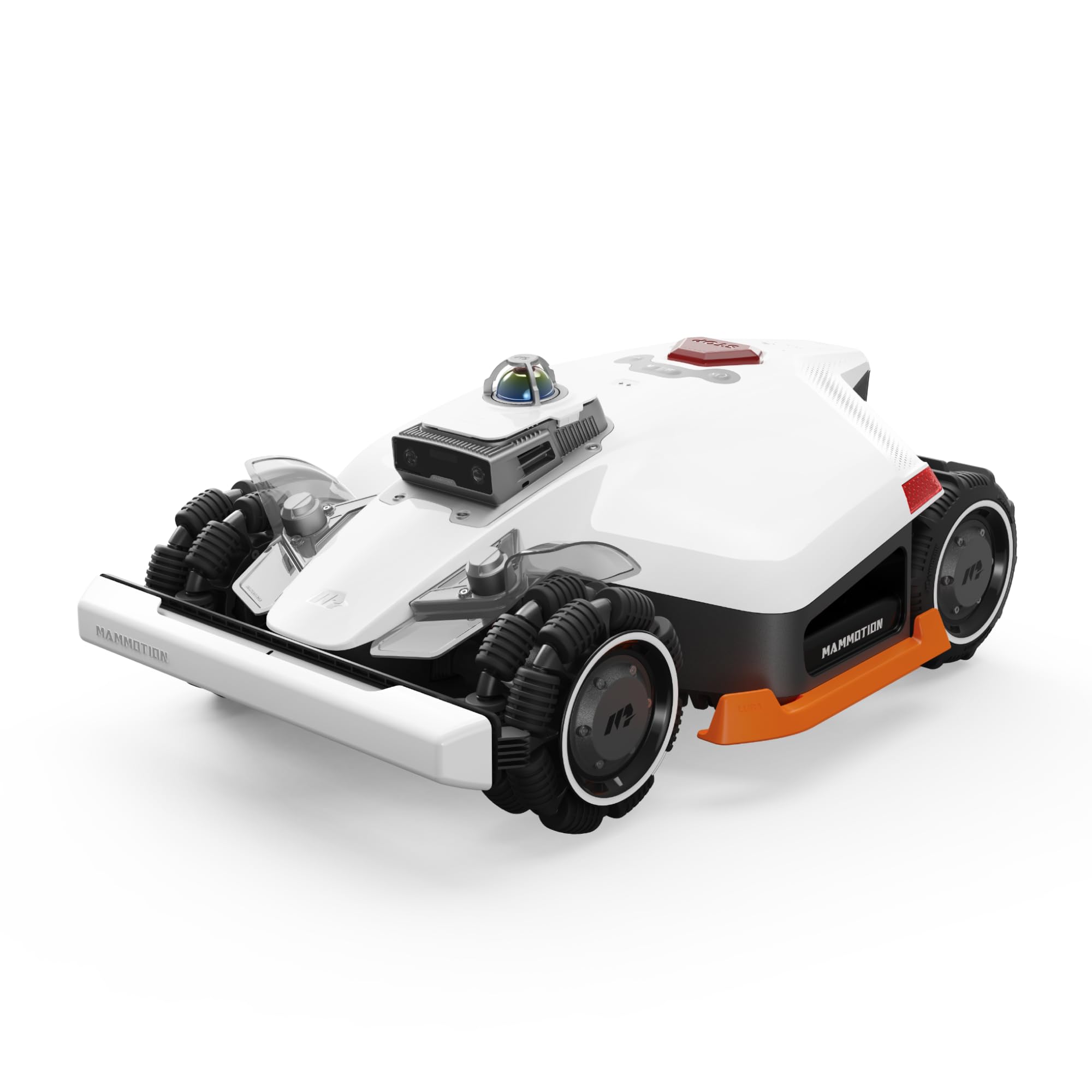 Mammotion LUBA 3 AWD 3000 Robot Tondeuse, Positionnement Tri-Fusion 360° LiDAR+NetRTK+AI Vision, 80% pentes, Gestion multizone jusqu'à 30 Zones, Hauteur de Coupe 25-70 mm