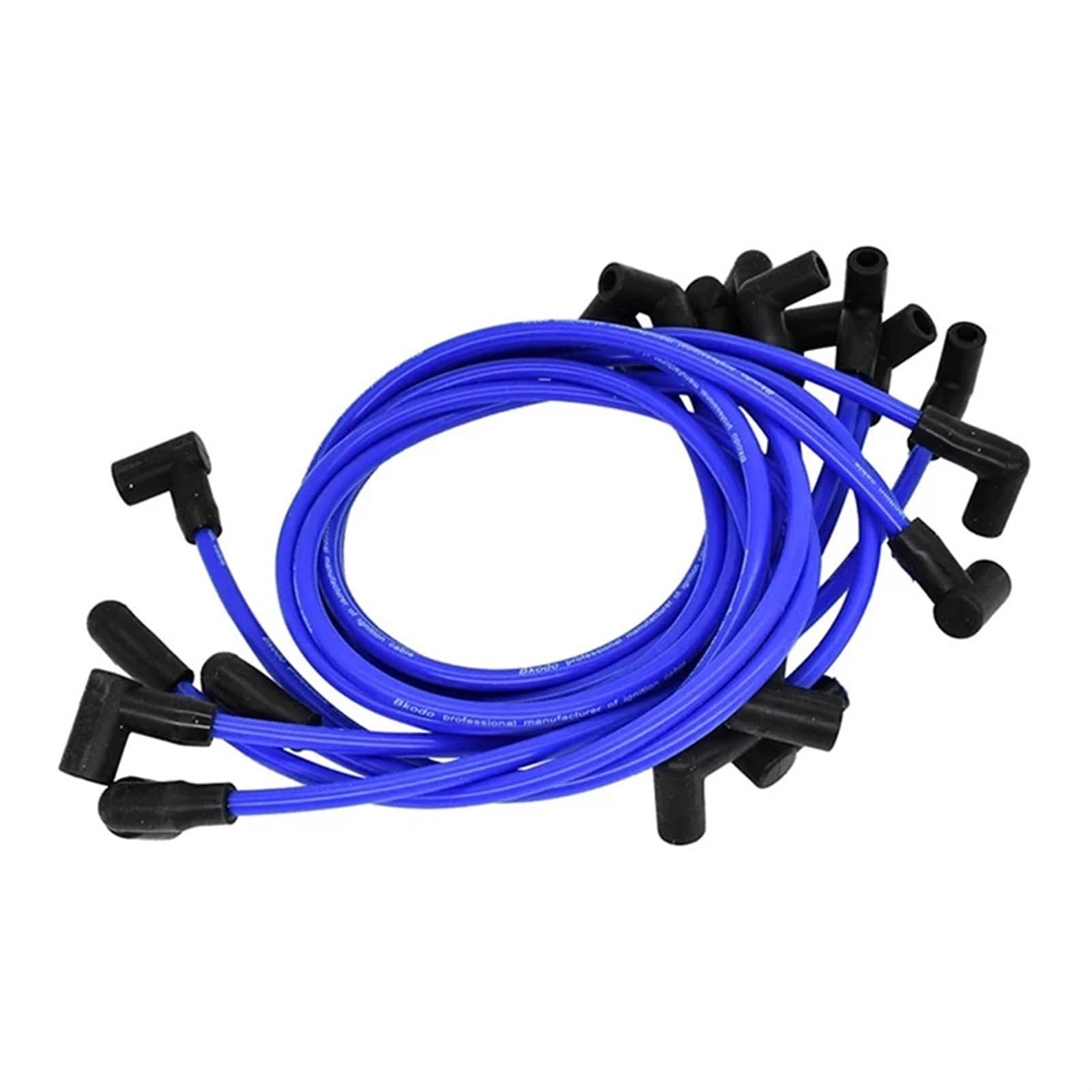 Jeu de 10 fils de bougie d'allumage 8 mm, accessoires de remplacement compatibles, for Mercruiser, Thunderbolt, V8, 5.0 et 5.7, 84-816608Q61
