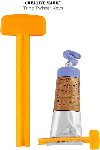 Miniatura 2 de Creative Mark Exprimidor de tubos Twister Wringer Roller  Herramienta de llave dispensadora universal grande de 4 pulgadas  Paquete de 6