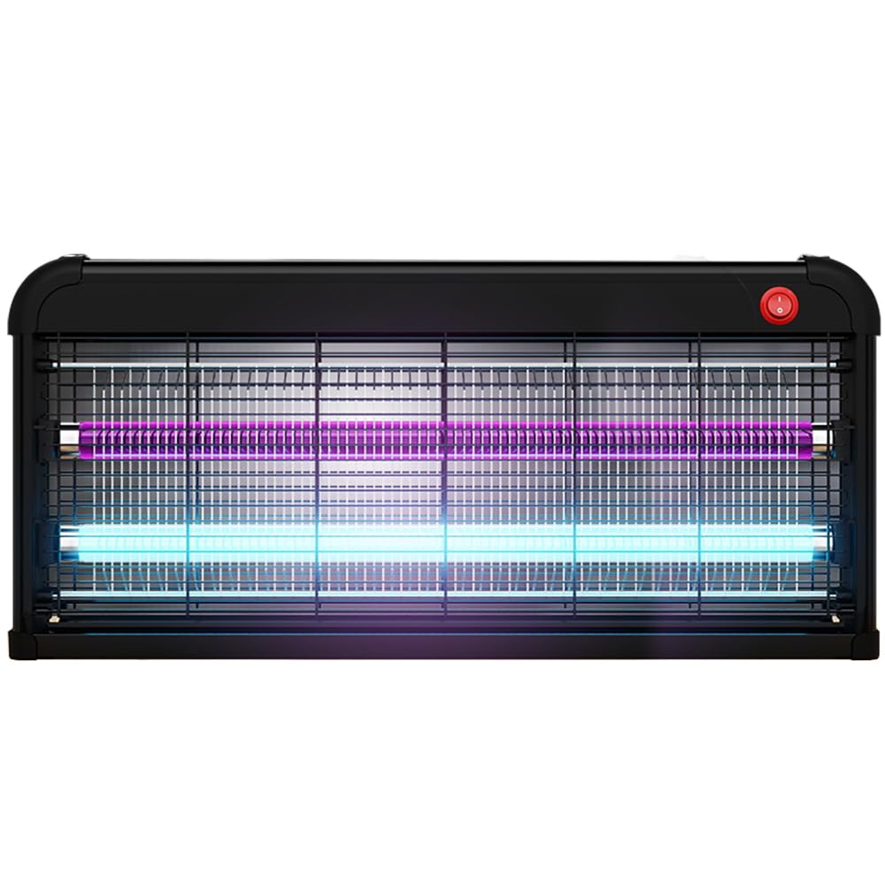 Rubik Electric Bug Zapper, 40W UV & LED Light Flying Insect Pest Mosquito Killer for Home Office & Commercial Indoor Use (Size, 64x27cm) Black