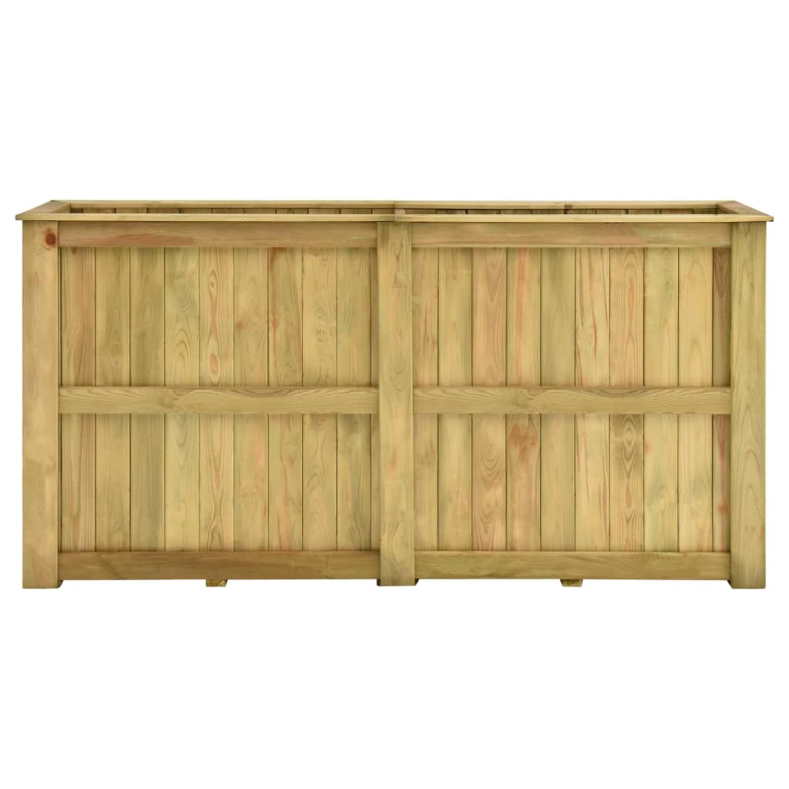 Arriate, Mesa De Cultivo, Huerto Domestico, Cultivo De Plantas Aromaticas, Arriate De Jardín, de Madera de Pino impregnada 196x50x100 cm
