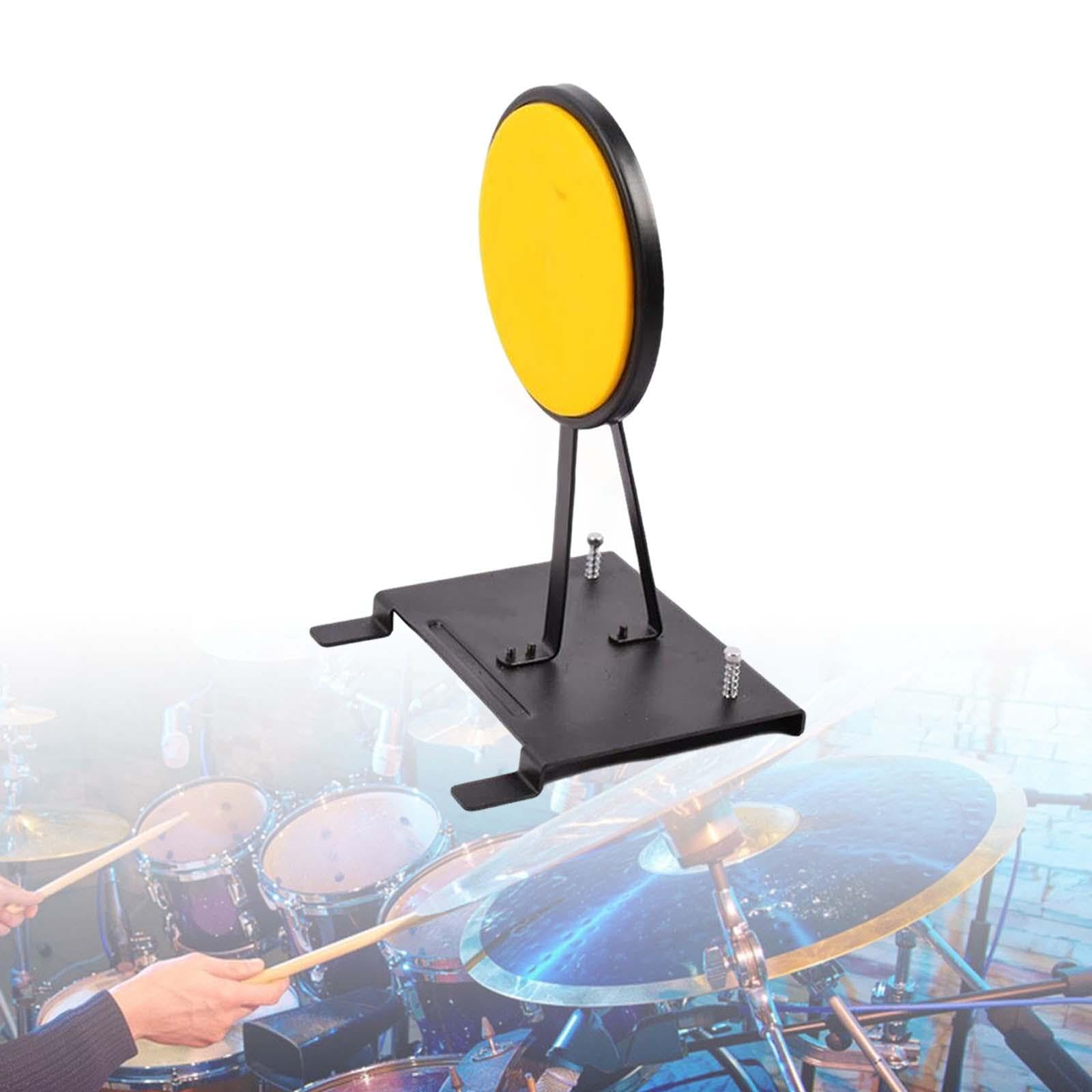 Oshhni Kick Drum Pad, Percussion Instruments Zubehör, Mute Drum Beater Übungspads für Schlagzeuger, Lehrling, Gelb