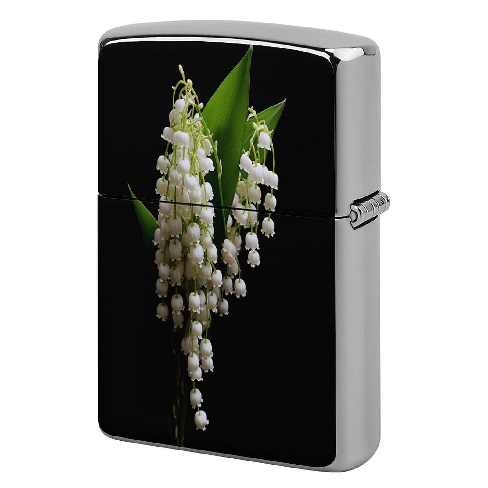 Btcowzrv Style Some Lilies Of The Valley Metal Lighter Case Sleeve Cover Holder