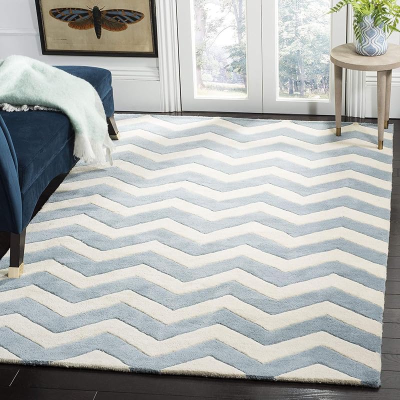 Image of Carpets and Rugs Woolen Thick Floral and Contemporary Designs for Area Rugs, Carpets for Living Room, Bedroom, Hall Size 8x10 feet