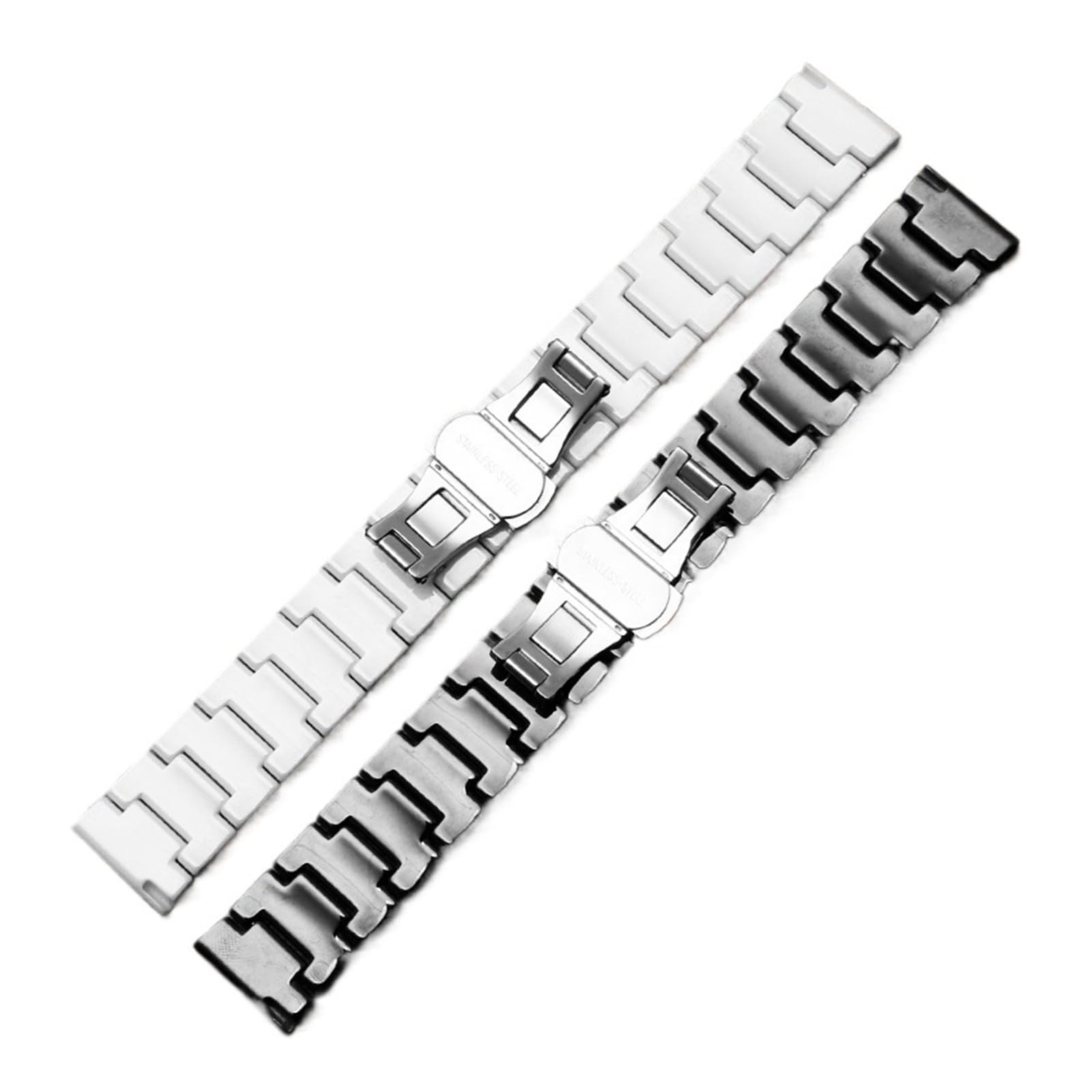 HMFang Cinturino in Ceramica for Orologio da 14 Mm, 16 Mm, 18 Mm, 19 Mm, 20 Mm, 21 Mm, 22 Mm, for Cinturino da Donna E da Uomo.