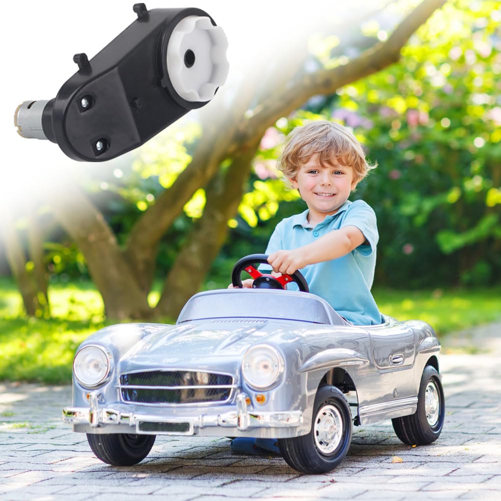 Cambio per Auto Bambini, Motore Elettrico Moto RS390 Ad Alta Velocità Ruote di Alimentazione Giocattolo Ingranaggi Scatola Posteriore Elettrica Bambin Accessori Ricambi(12V 20000RPM)