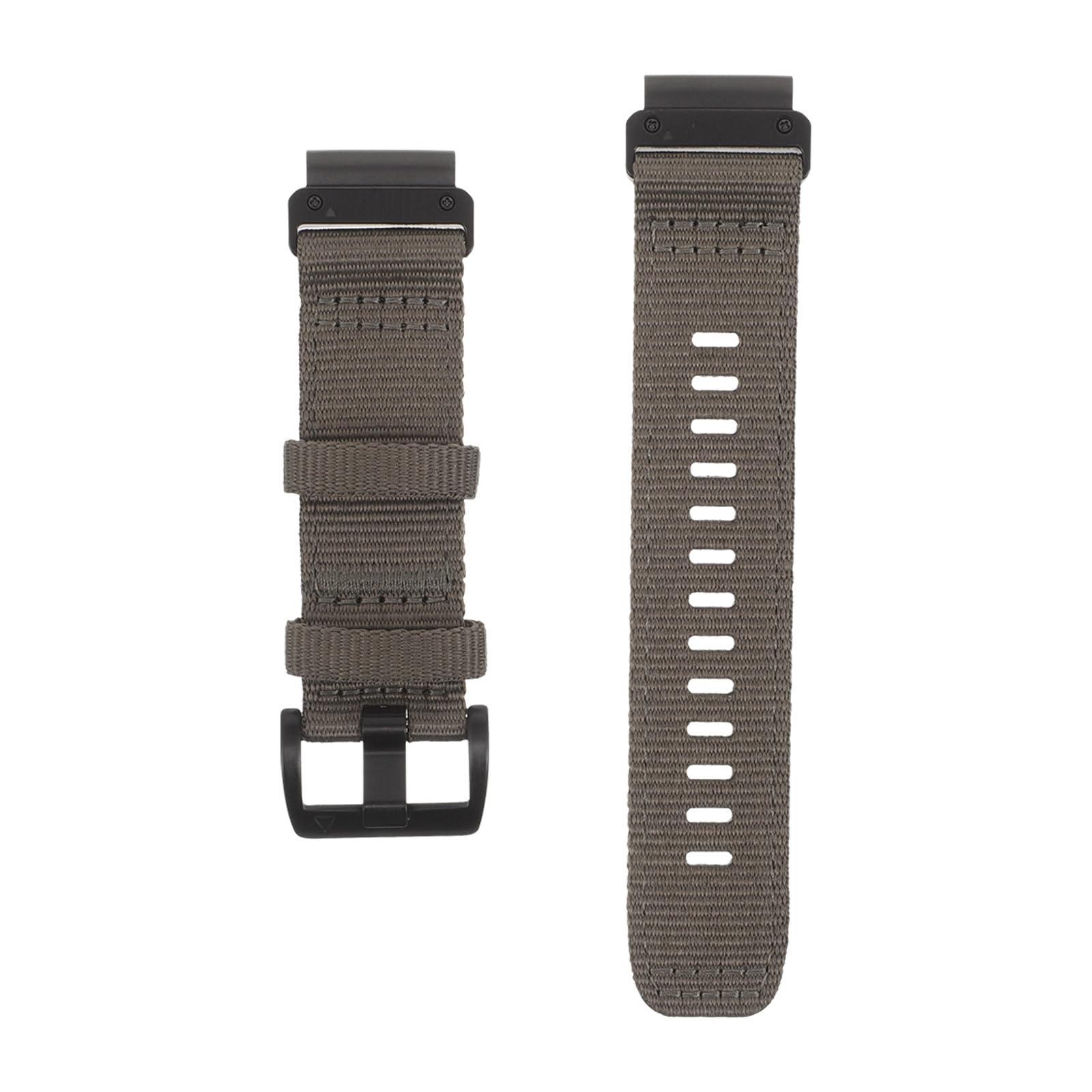Cinturino in nylon per orologio: cinturino di ricambio a sgancio rapido per uomo e donna - cinturino decorativo casual per feste e occasioni speciali - compatibile con Garmin nero