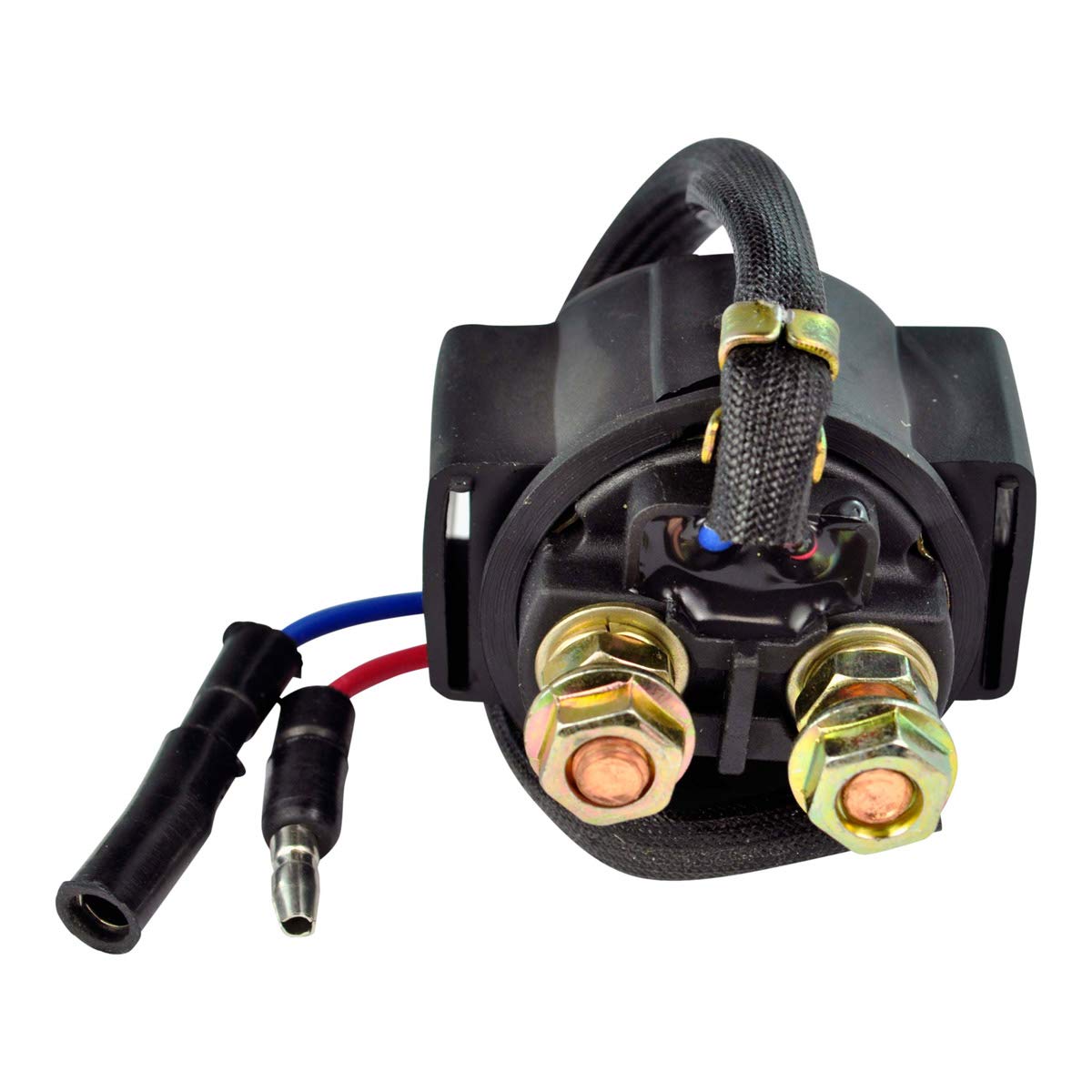 RMSTATOR Starter Relay Solenoid Replacement for Kawasaki KZ 900 1000 1100 Police Z1 1973-2005 | 27010-1023/27010-1047