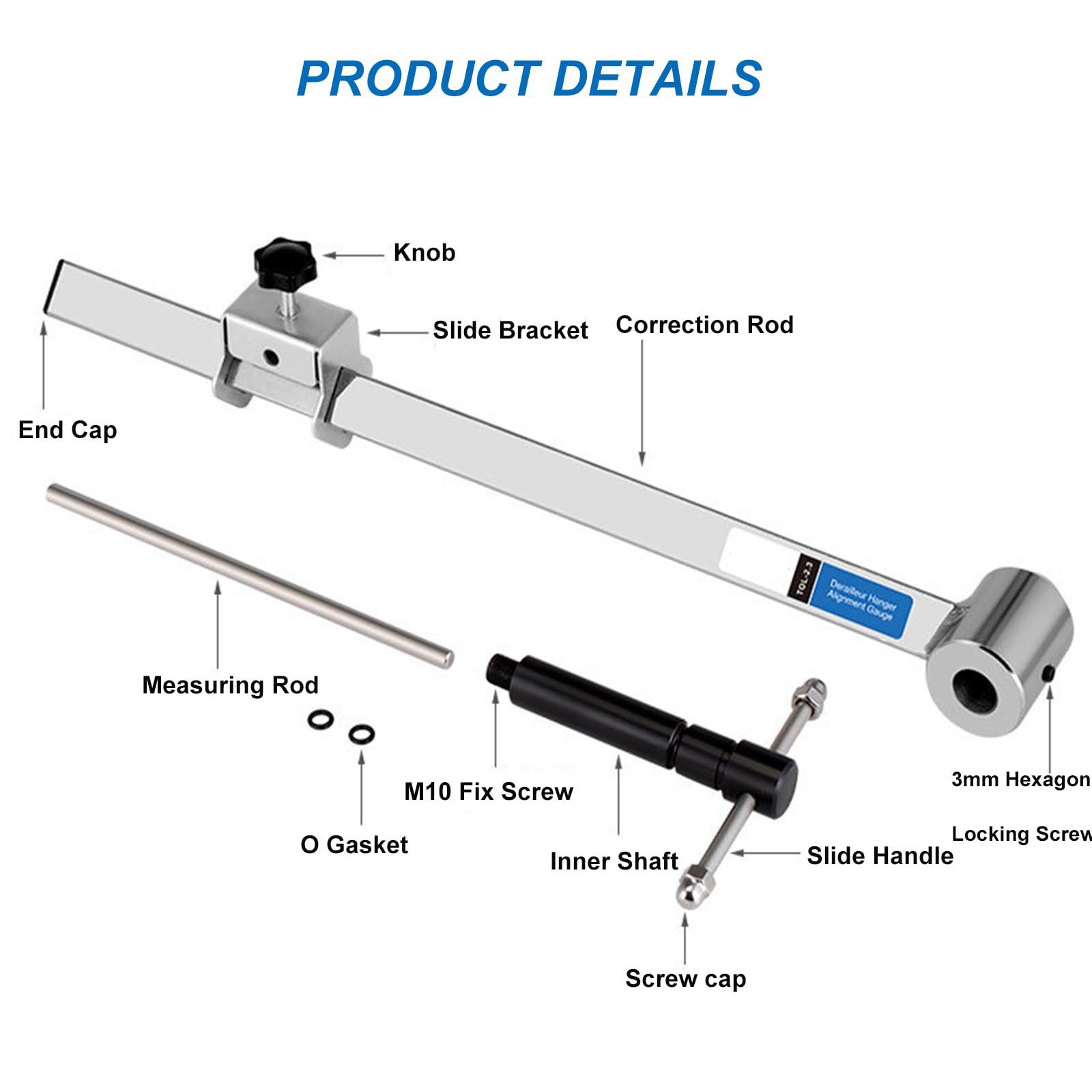Derailleur Hanger Alignment Gauge HAG-3 Metal Bicycle Tool For MTB And Road Bike Repair From Tools - Price 103.71 - View #2