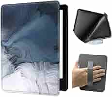 Schlanke Hülle Für 7 Zoll E-Reader (2024 Modell) – Automatisches Sleep/Wake, PU-Leder, Perlblau