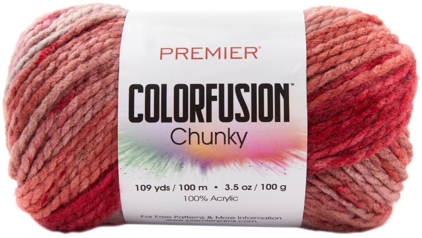 Premier Yarns Colorfusion Chunky Yarn Vintage laine grosse maille crochet