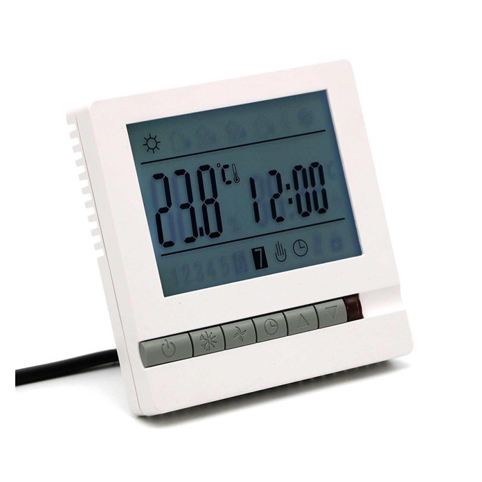 LCD Smart Wifi Programowalny termostat pokojowy do ogrzewania podłogowego Regulator temperatury pokojowej OszczęDza Energię I Koszty Ogrzewania(25A WiFi Type)