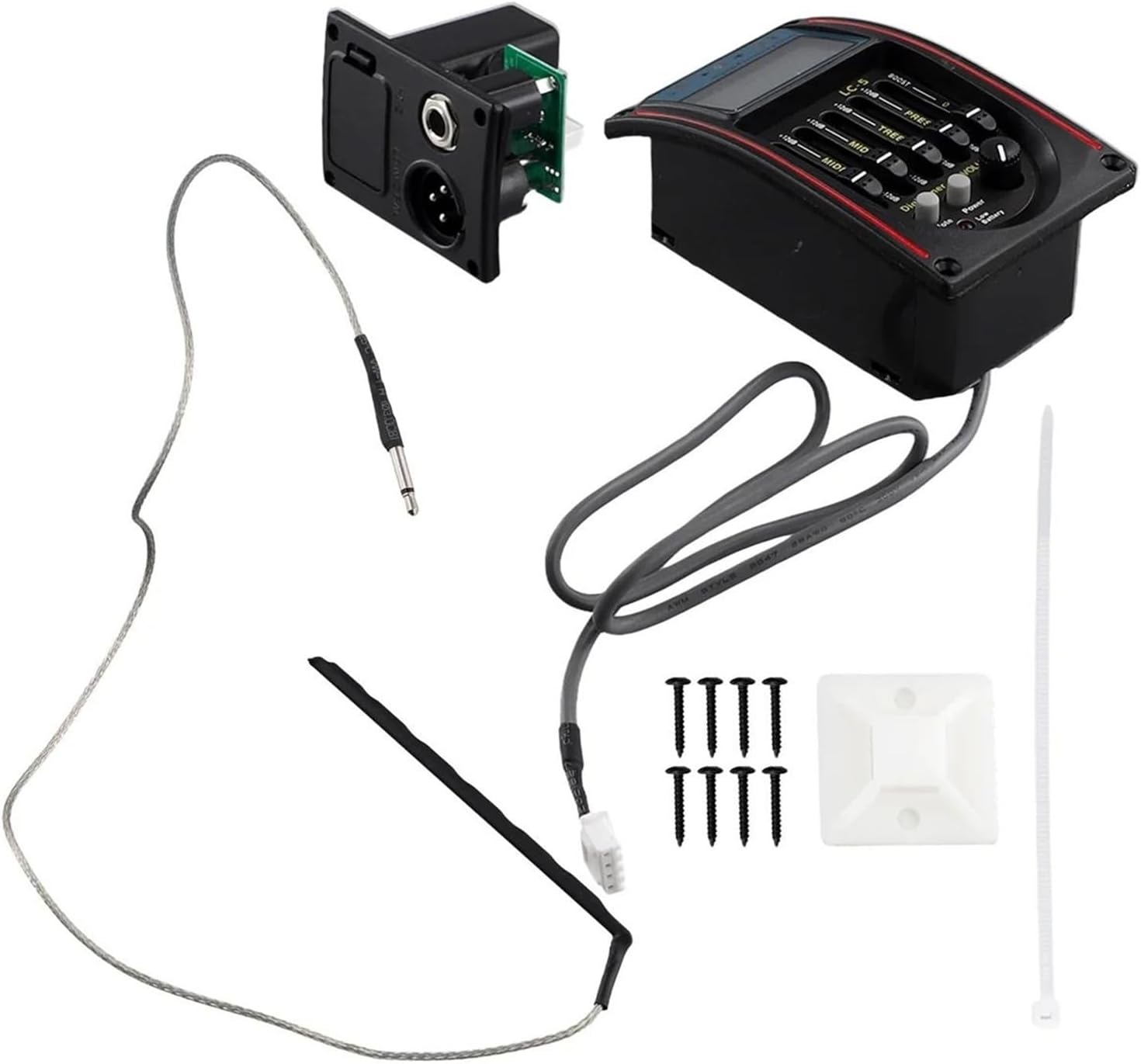 初心者向けアコースティックギターピックアップ プロフェッショナルイコライザーアコースティックギターピックアッププリアンプ