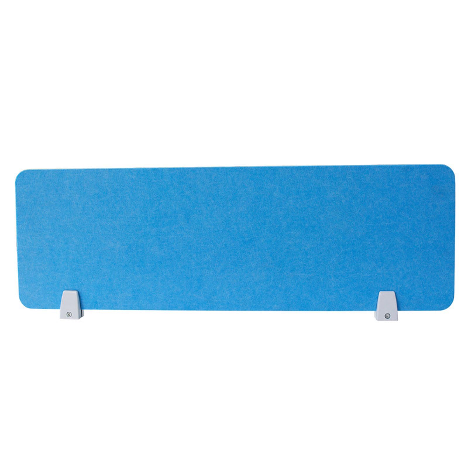 Privacy Panel Acoustic Freestanding Desktop Partition Felt Screen,Reduce Noise And Visual Distractions For Offices Libraries(Sky Blue,80X30CM)