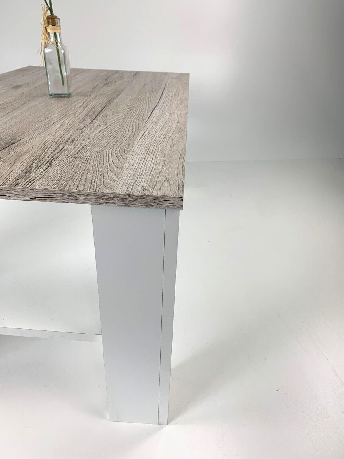 Home Deluxe Amiri Salontafel, beige, 120 x 80 cm, mdf-plaat, zonder montage, woonkamertafel, bijzettafel, banktafel