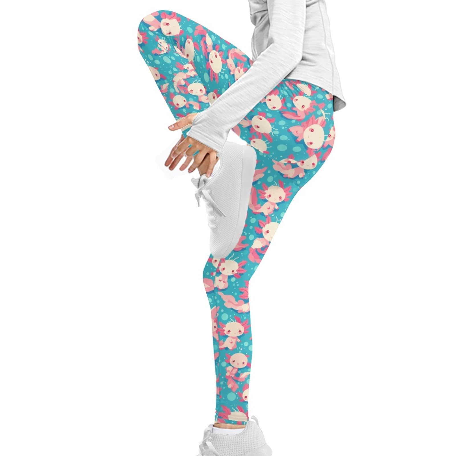 DISNIMO Leggings deportivos para niñas, para danza, entrenamiento, correr, yoga, talla 4-13