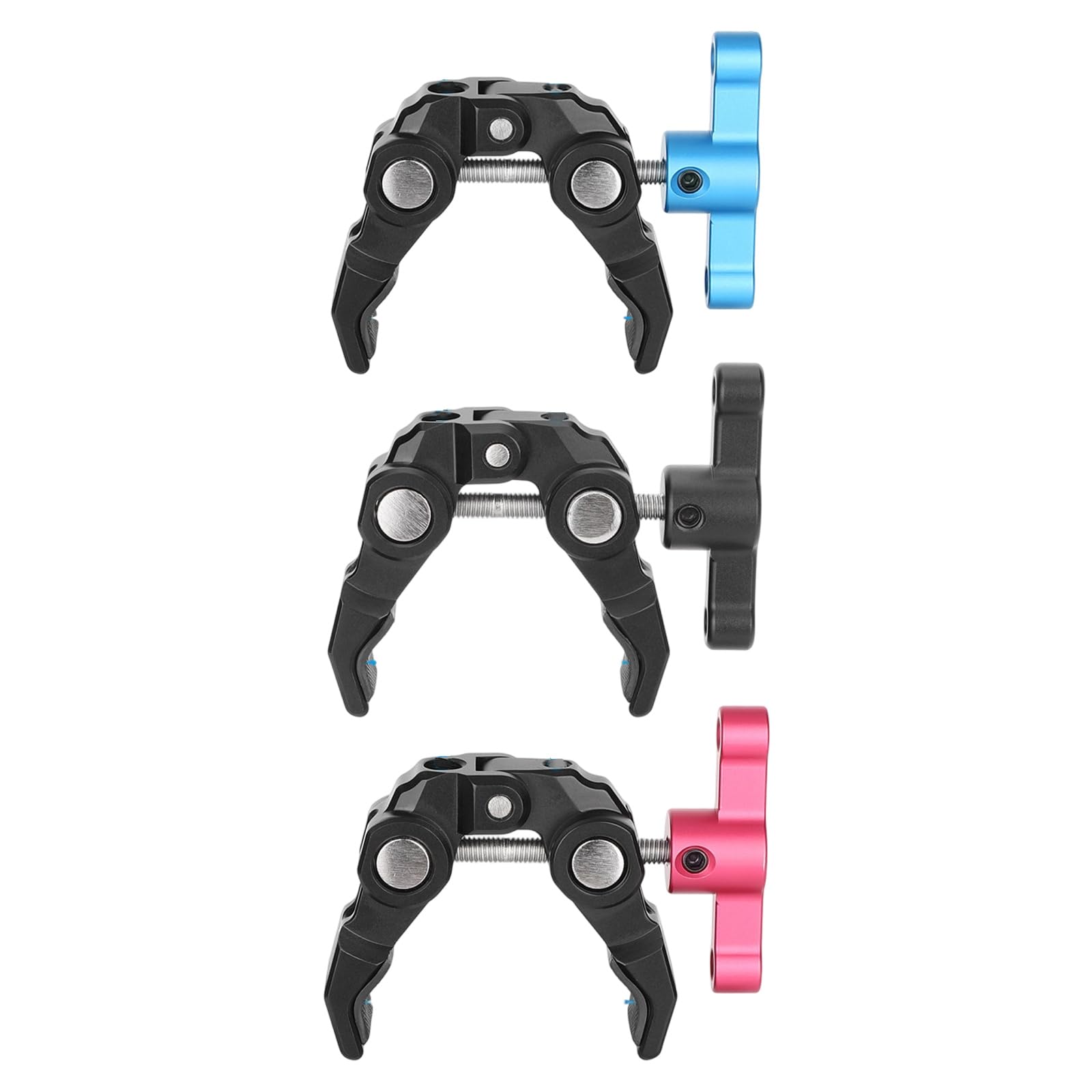 Support flexible rotatif à 360 degrés, couleur rouge