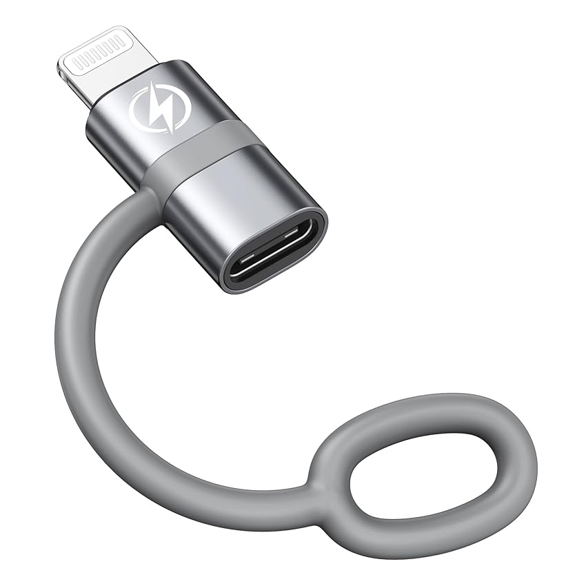 RAVIAD 36W Adattatore USB C a Lightning (1 Pezzi), Adattatore Lightning USB C Compatibile con iPhone 14 13 12 11 Pro Max, Pad Pro/Air 5/Mini 6, Pod Nano/Touch