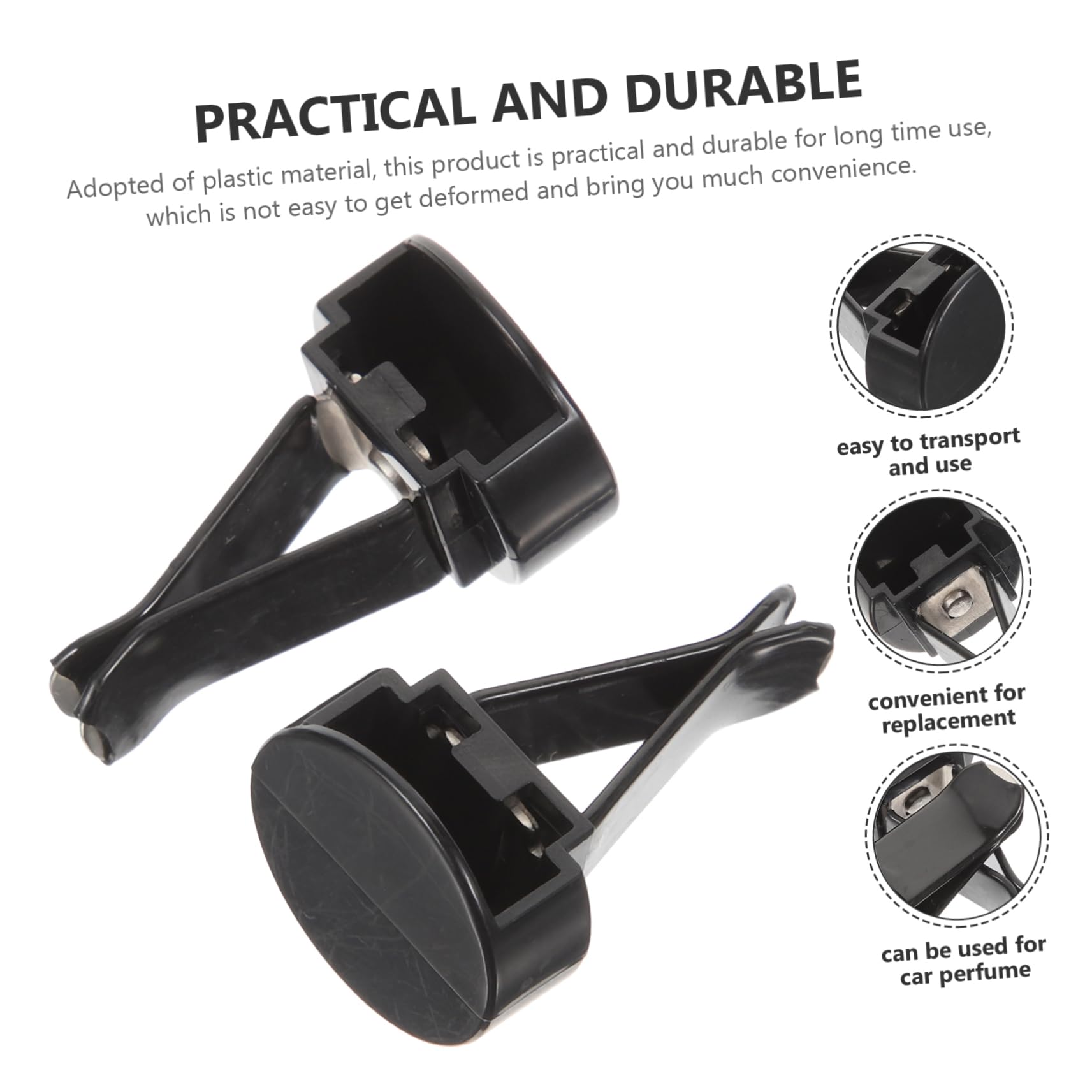 Anneome 100pezzi Clip per Bocchetta Aria Auto Clip per Diffusore di Accessori per Interni Auto per Profumatore per Bocchetta Aria Condizionata per Deodorante