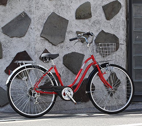 Amazon | シティサイクル 26インチ シマノ6段変速ギア TOPONE(トップ