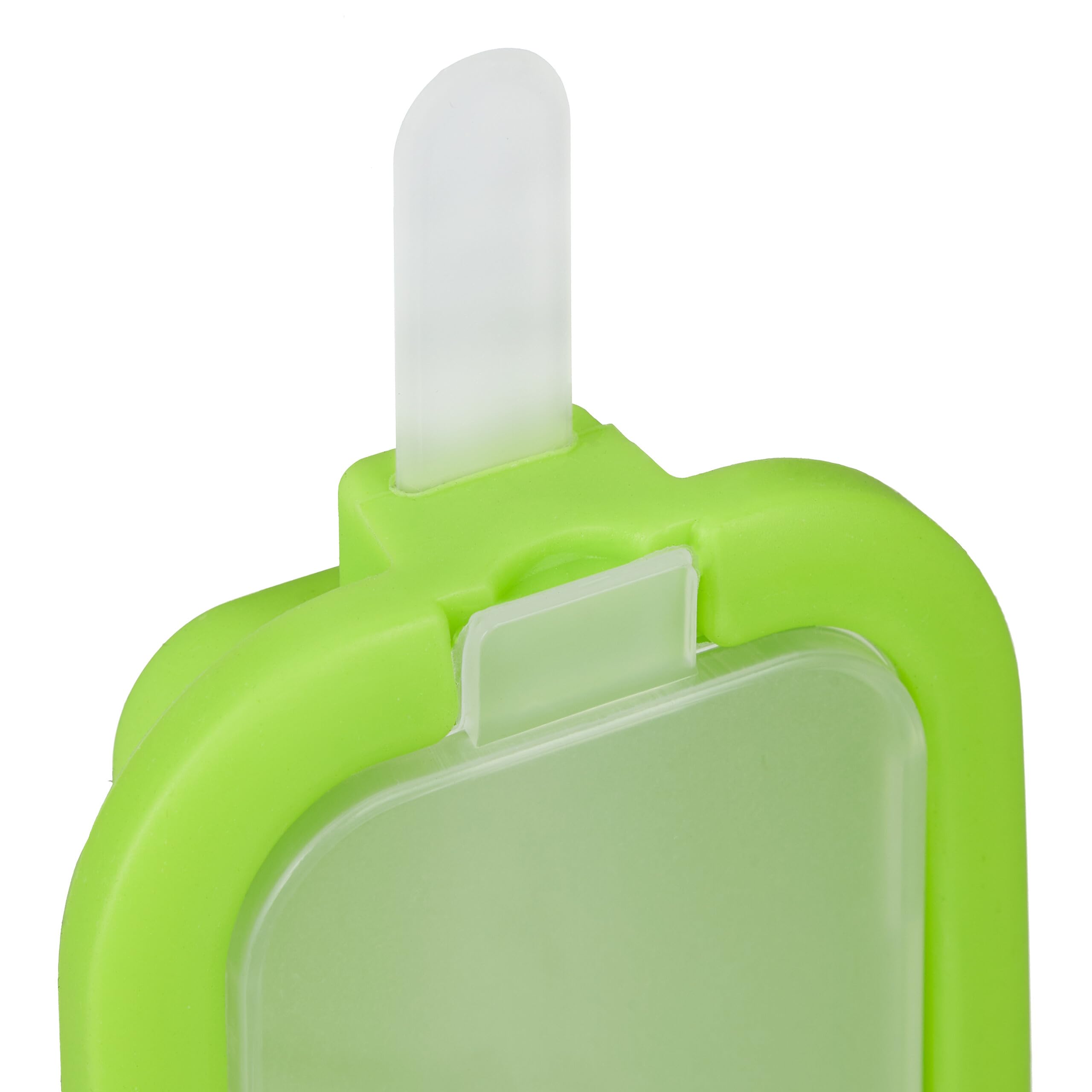 Relaxdays Stampi in Silicone per Ghiaccioli, Set da 10 Formine Senza BPA, Forme per Gelato con Bastoncino, Verdi e Blu