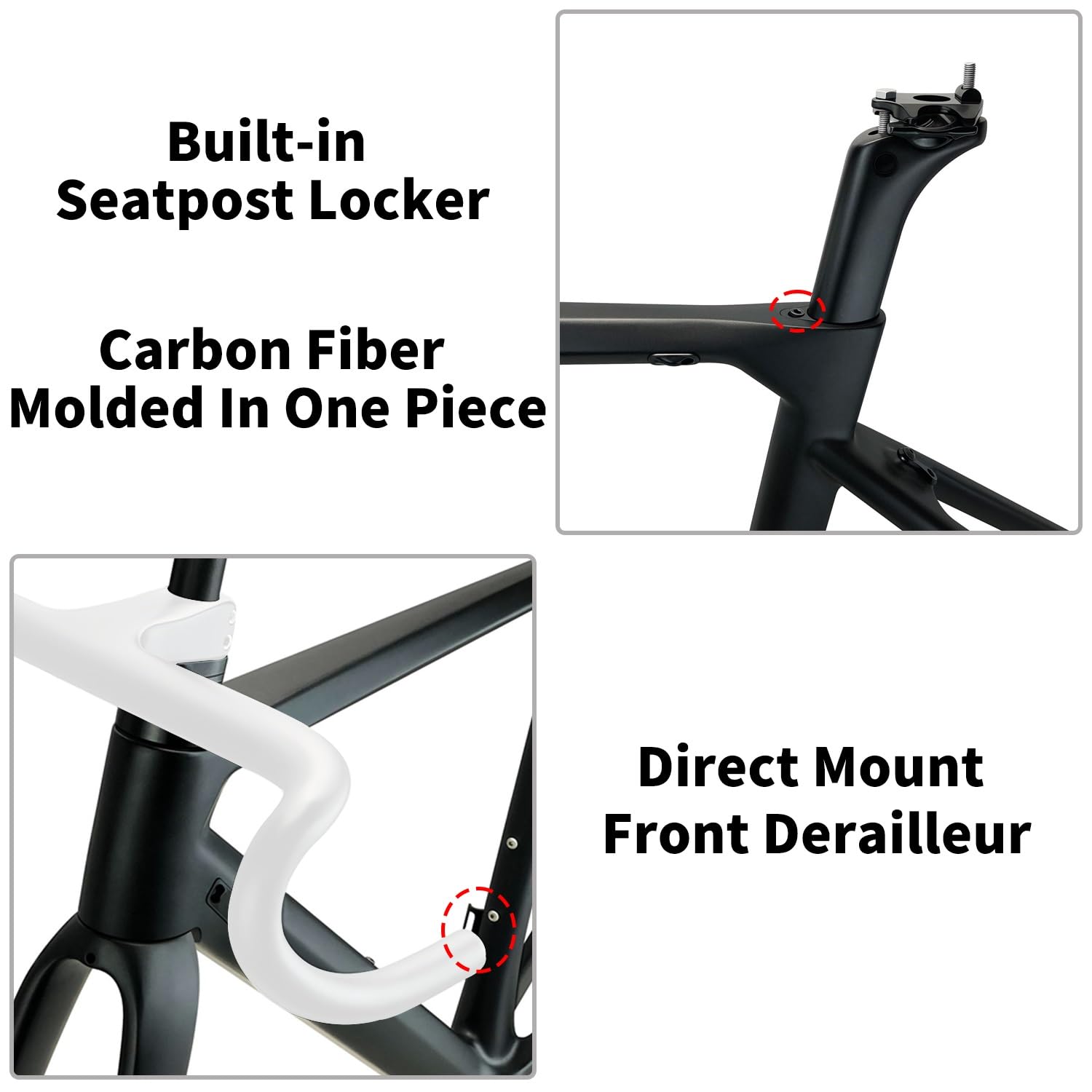 Amazon.co.jp: 700C ロードバイク フレームセット 46CM 48CM 50CM 52CM