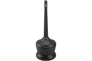 Smokers Outpost Outdoor Standard Cigarette Smoking Receptacle Container, Black