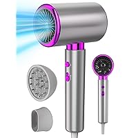 DMTIVMG Phon Capelli Professionale Asciugacapelli Lonico 2400W AC Motore 3 Temperature/2