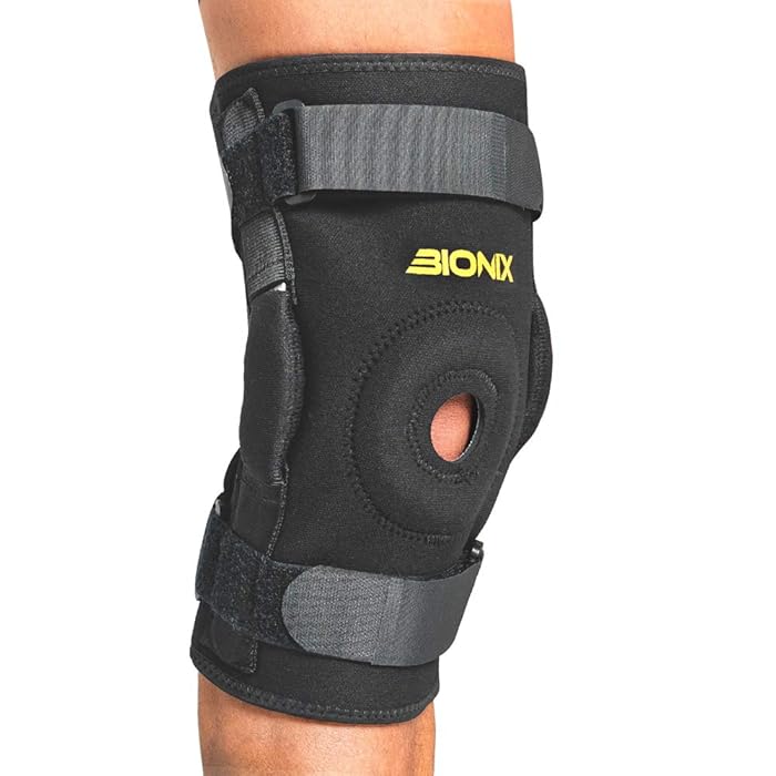 Buy Bionix Hinged Knee Brace Support Open Patella Stabilizing Wrap