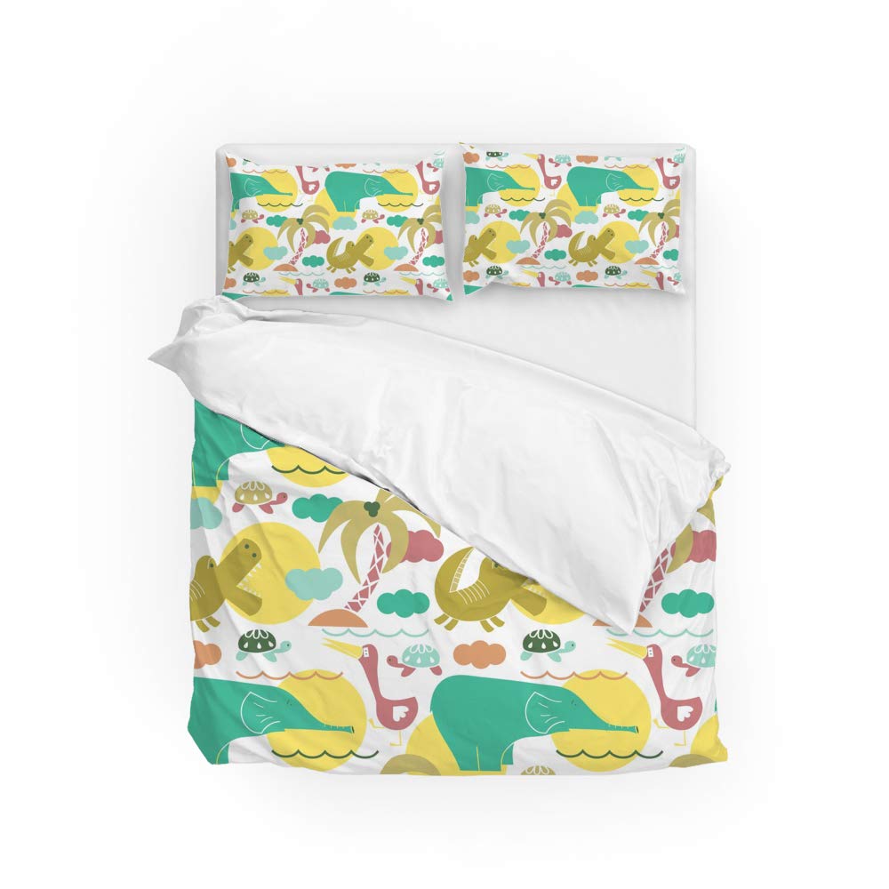 Housse de couette King Size en polyester de qualité supérieure motif chic