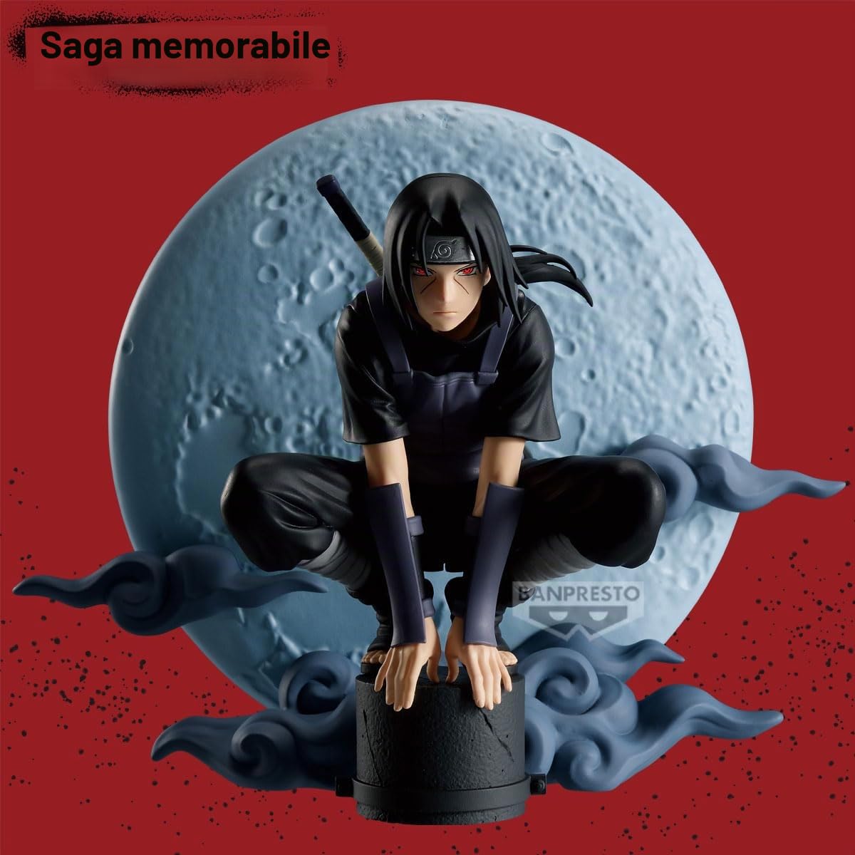 Banpresto Itachi Uchiha Naruto Shippuden, Personaggio d'azione memorabile Saga Special 13 cm, BP29614P Multicolore, Figura da collezione, ideale per i fan degli anime