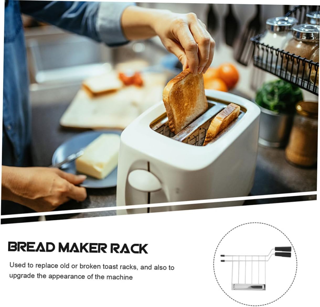 1set Toaster Cover Sandwich Clip Convenient and Toaster Lid for Breakfast Machine Open Design