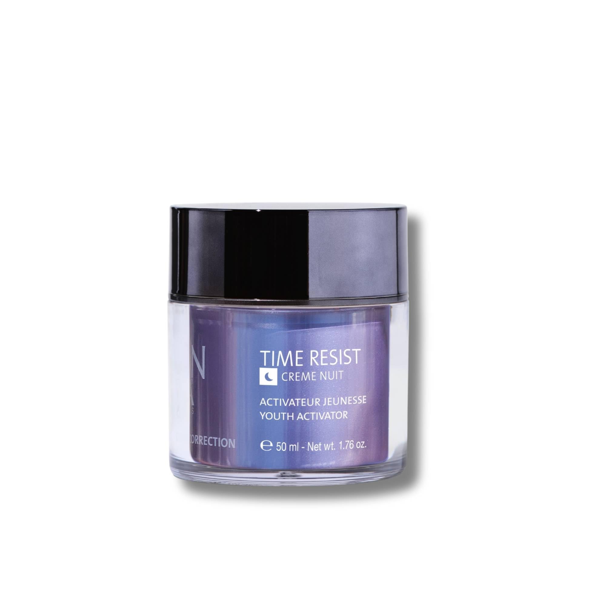 Time Resist Night Cream Yonka 50ml | Anti-Ageing Face Night Cream with Youth Activating Complex and Hyaluronic Acid, Reduces Wrinkles and Lines | Dermatologically Proven Results ! 90% Natural Origin