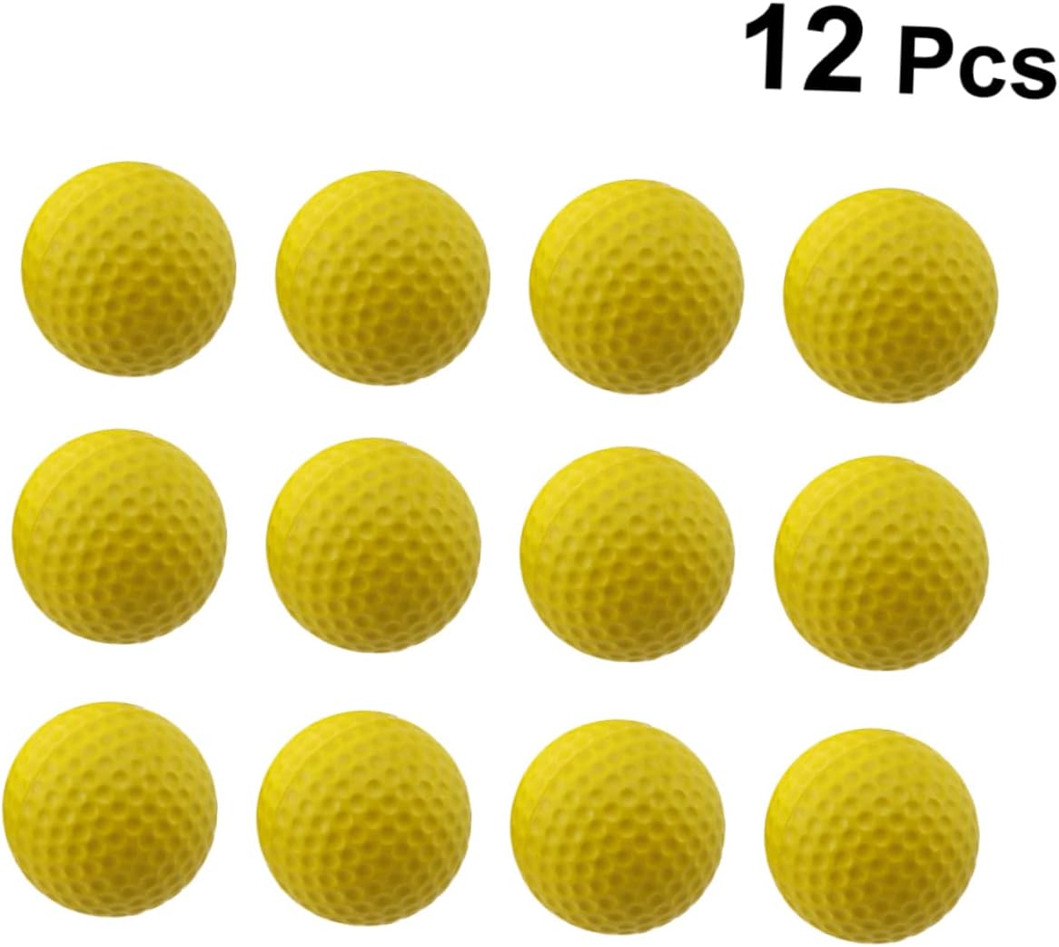 POPETPOP 2sets Golf Flight Practice Balls Perfect for Indoor/Outdoor Training Boys and Girls Pet Play 12pcs*2