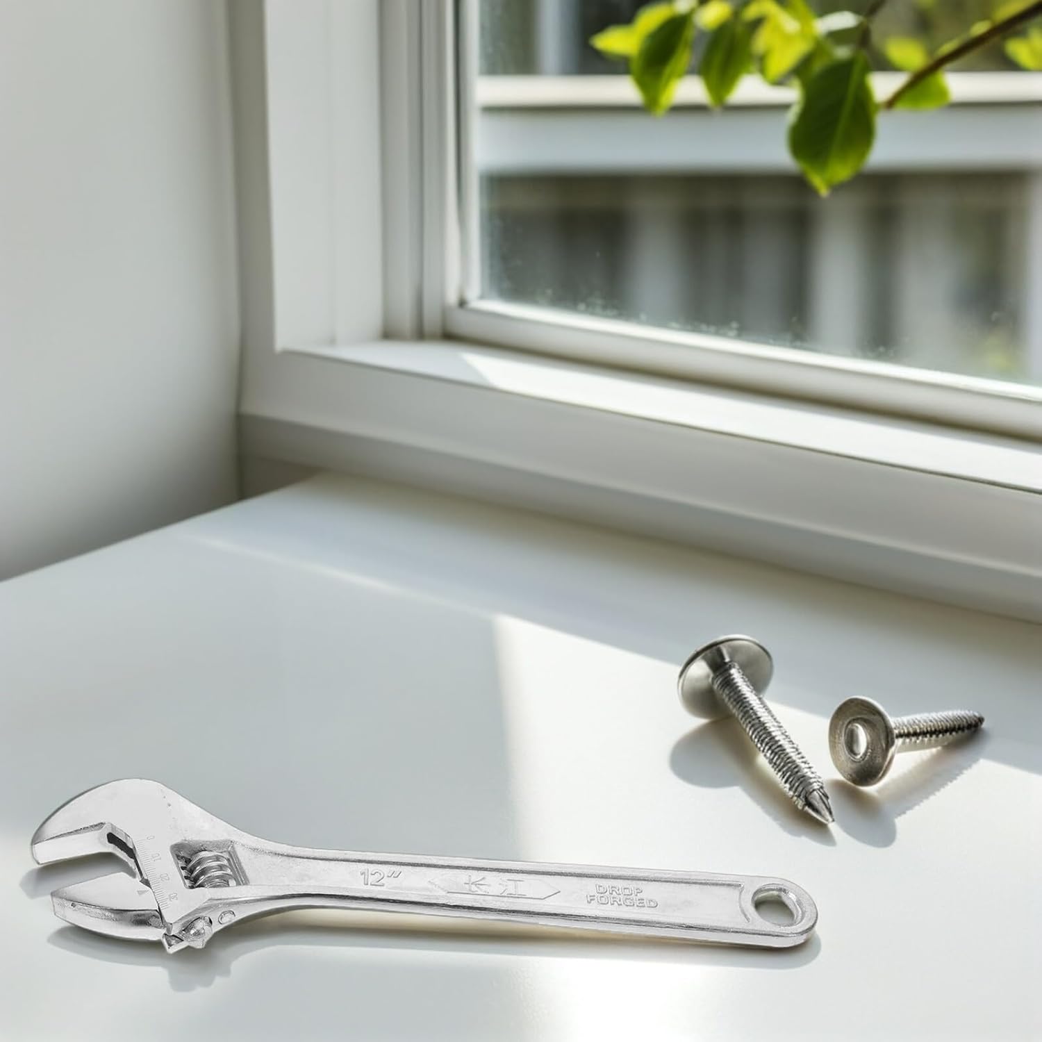 4pcs Adjustable Wrench Set, Multi-function Universal Spanner Tools for Home and Garage, 6-inch 8-inch 10-inch 12-inch Adjustable Household Wrenches