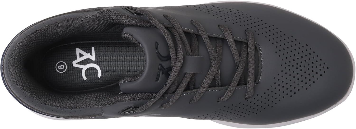 ZVC Golf Shoes Men with Spikes Non-Slip Water-Resistant Lightweight Breathable Professional Spiked Footwear Outdoor