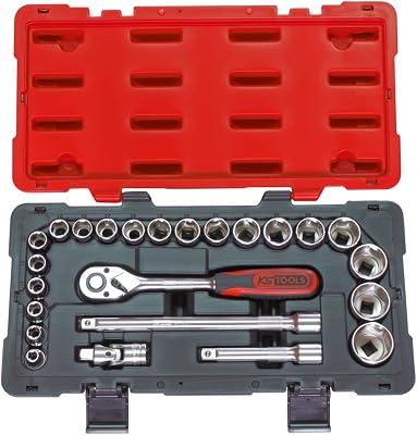 KS Tools – 922.0623 – cassetta attrezzi – accessori e portalampade 1/2″ 24 pezzi