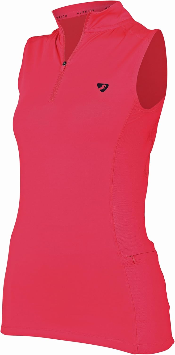 Aubrion Ladies Revive SL Sunshirt L Coral