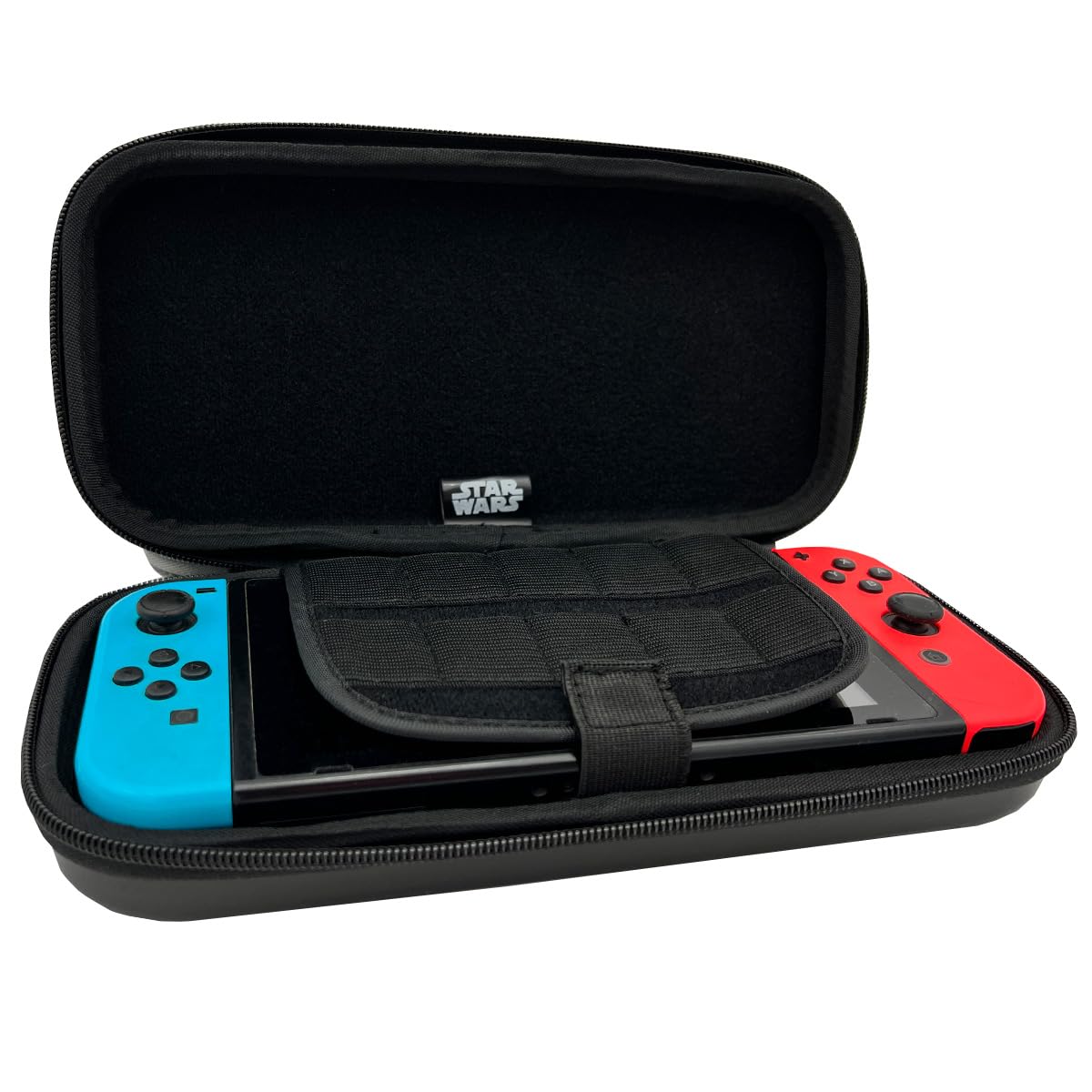 WONDEE Przełącznik Nintendo Switch, przełącznik OLED i Lite Gwiezdne Wojny Darth Vader Iconic Case z wewnętrzną ochroną ekranu i 10 grami do zapisania - Etui na przełącznik/etui, prezenty Star Wars