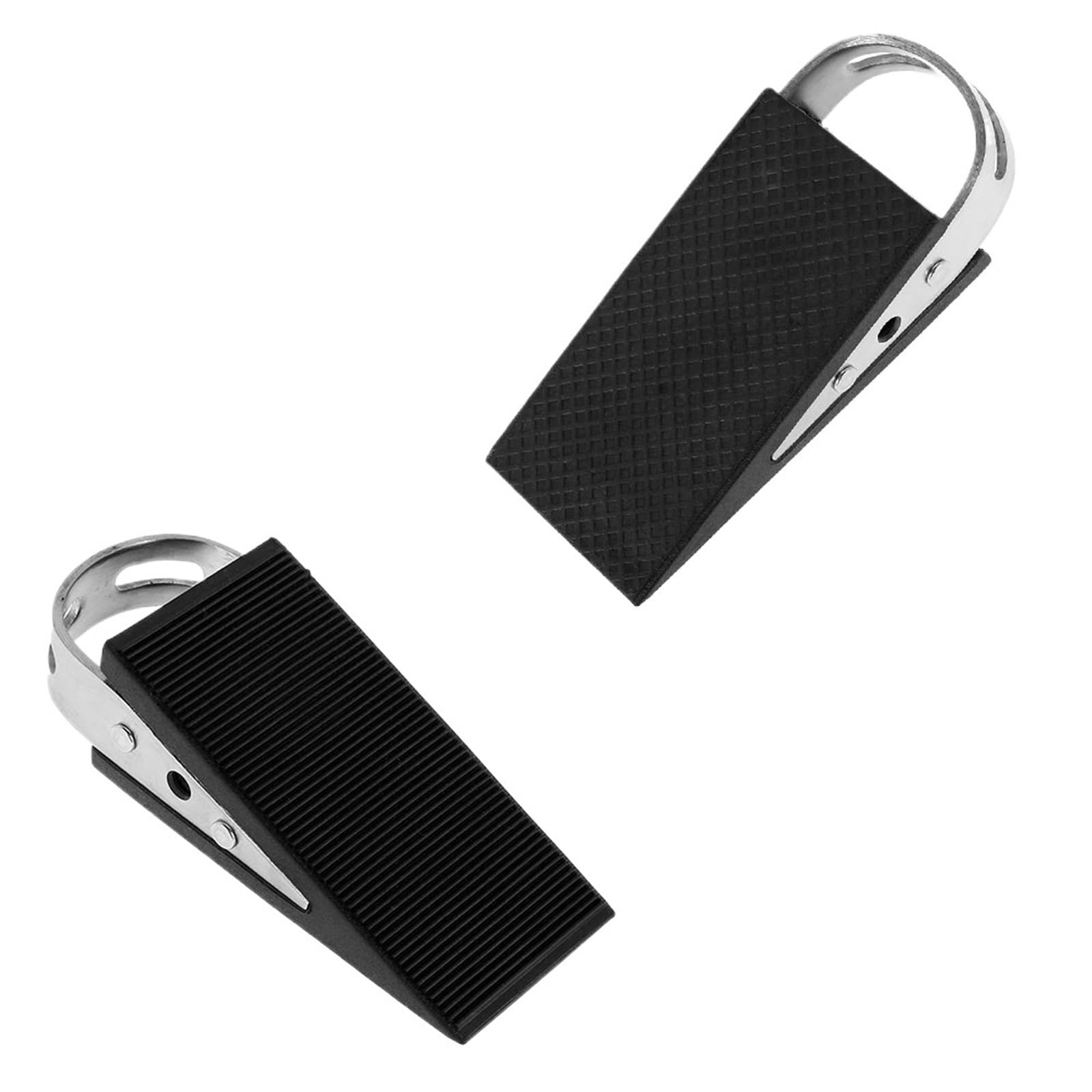 Butée anti-collision réutilisable avec butée de porte en métal pour sols lisses