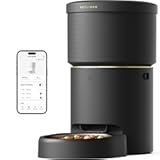 Automatic Dog Feeder, 5G Wi-Fi 8L Large Dog Food Dispenser with Vacuum-Sealed Cat Feeder for Airtight Storage, Auto Pet Feeder with 187mm Large Food Tray for Medium Large Breed Dog Cat 34Cups