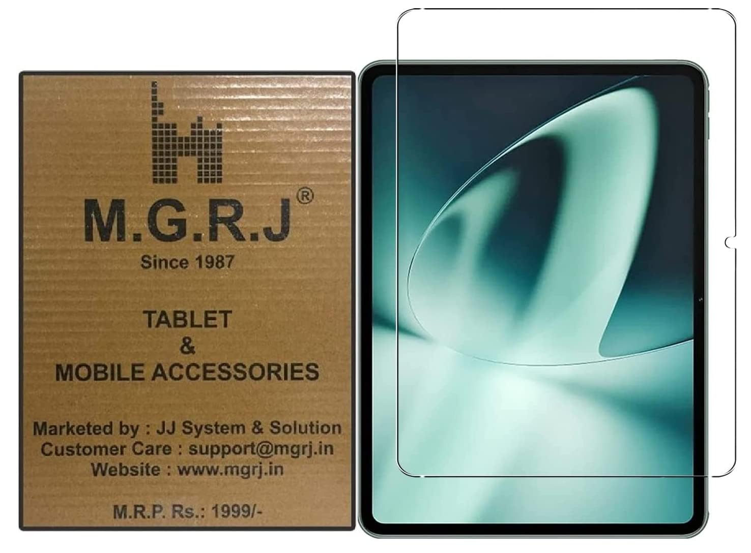 M.G.R.J® Tempered Glass Screen Protector for OnePlus Pad Tablet (11.6" inch) (2023) with Edge to Edge Coverage and Easy Installation kit (B0C8JN16N5) Amazon Price History, Amazon Price Tracker