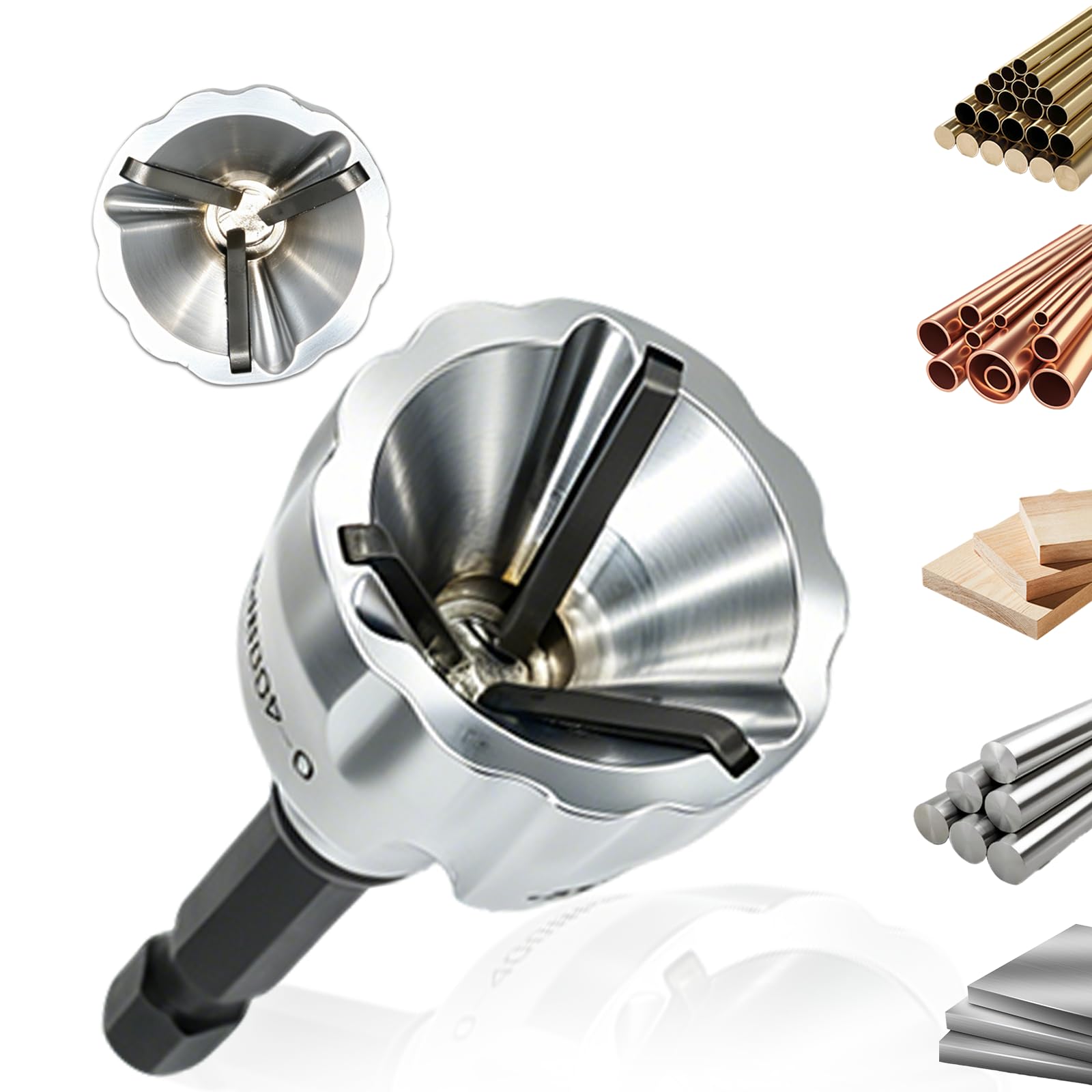 Deburring Tool - Remove Metal Burrs Fast -1 Deburring Tool - Remove Metal Burrs Fast -1