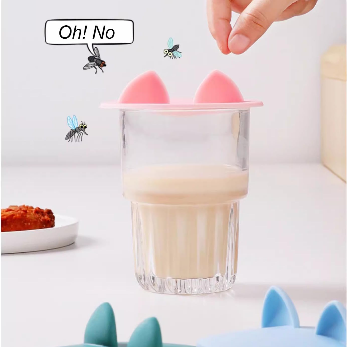 AOAIGAD 100 Pezzi Bicchieri In Plastica Dura,Bicchieri In Plastica - Foto 4