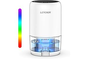 Space-saving Portable Dehumidifier for Optimal Indoor Air Control